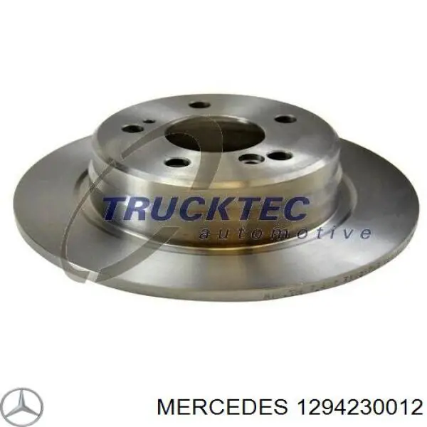 Купить 1294230012 Mercedes Диск тормозной задний