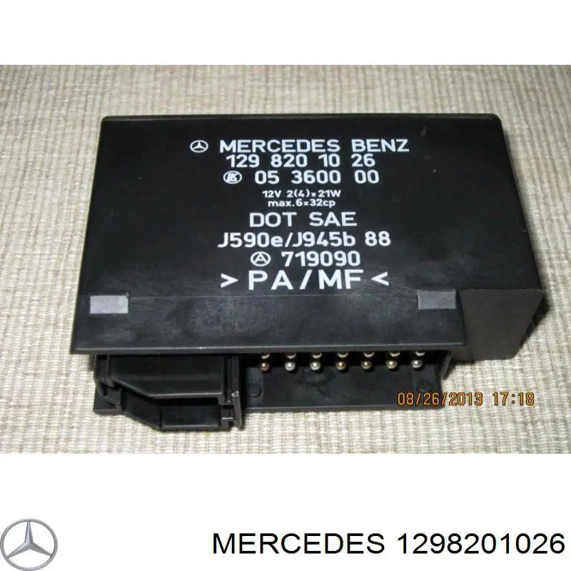 Реле указателей поворотов Mercedes 1298201026