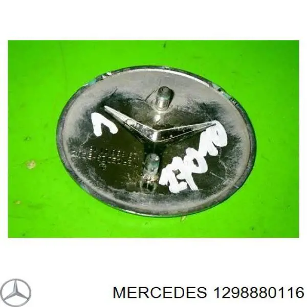 Фирменный значек капота на Mercedes E (C207)