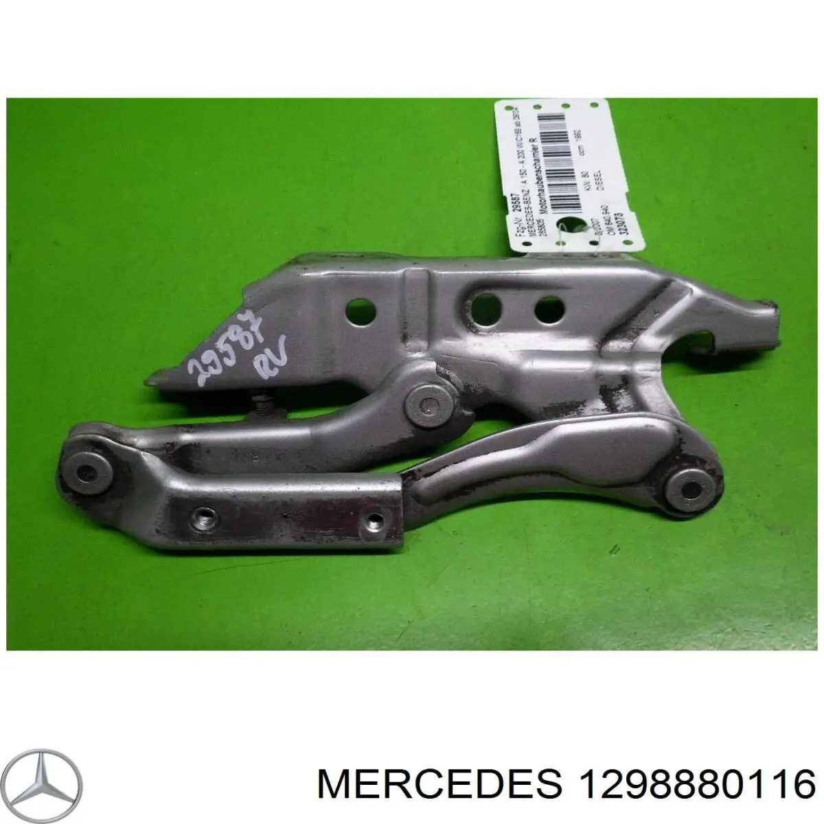 1298880116 MERCEDES Emblema de capó original y equivalente