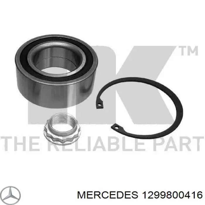 Подшипники задней ступицы Mercedes 1299800416 цена, от 19.39 USD