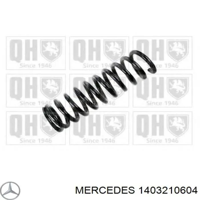 1403210604 Mercedes пружина передняя