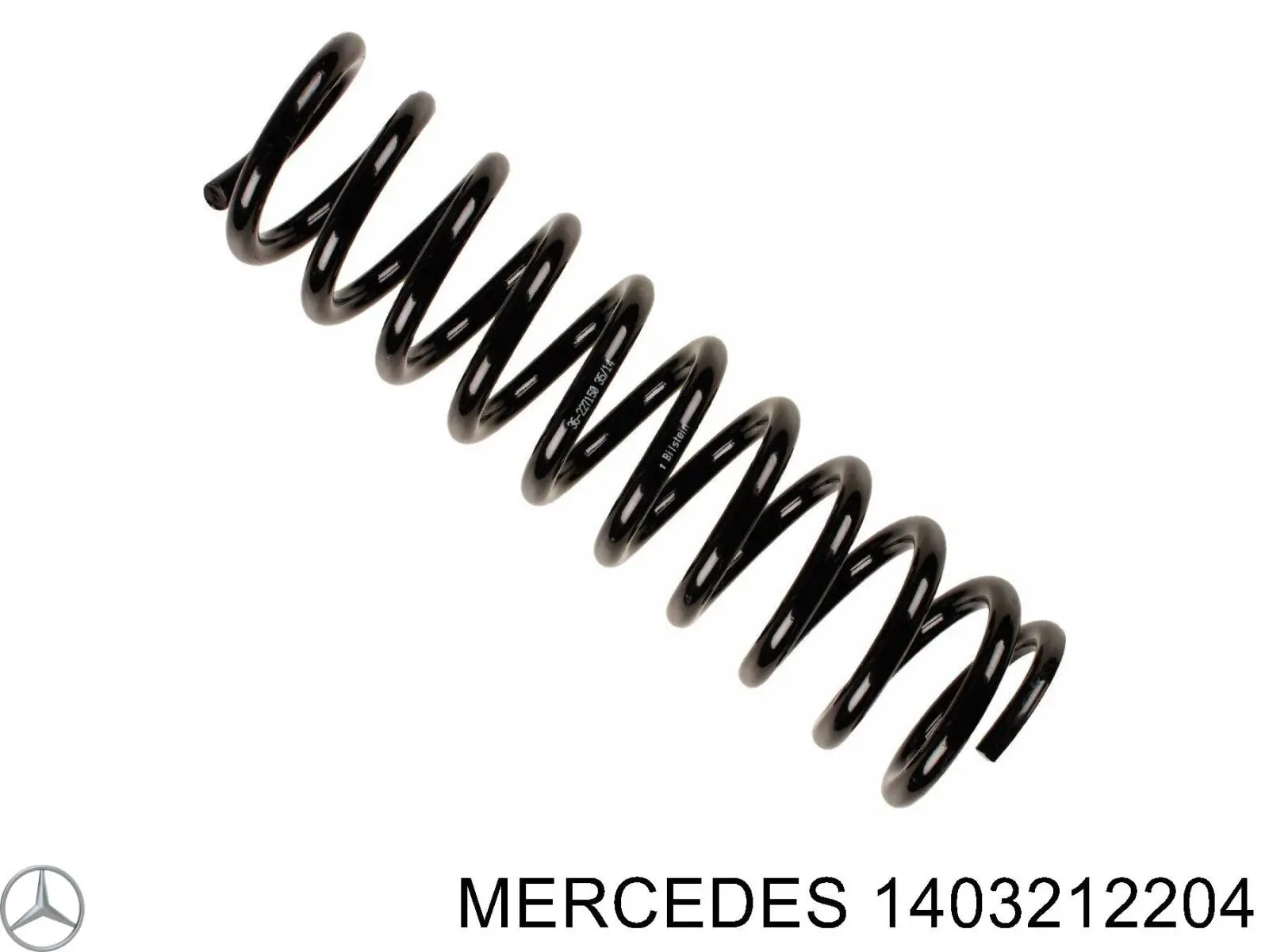 1403212204 Mercedes пружина передняя