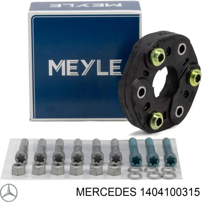 1404100315 Mercedes муфта кардана эластичная передняя/задняя