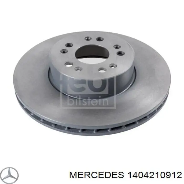 1404210912 Mercedes диск тормозной передний