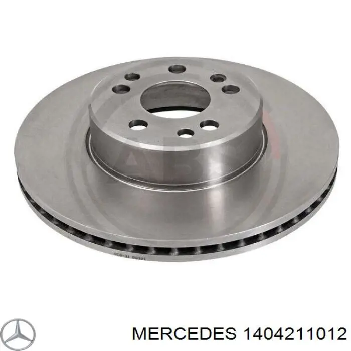 Передний тормозной диск Mercedes 1404211012