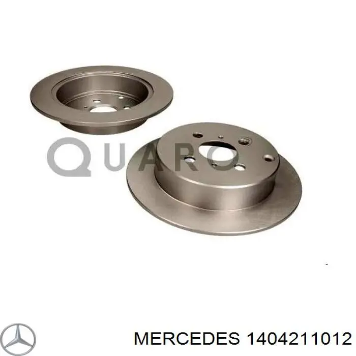 1404211012 Mercedes Диск тормозной передний