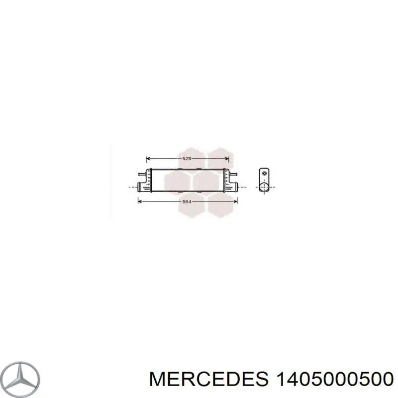 Система охлаждения наддувочного воздуха Mercedes 1405000500 цена, от 508.47 USD