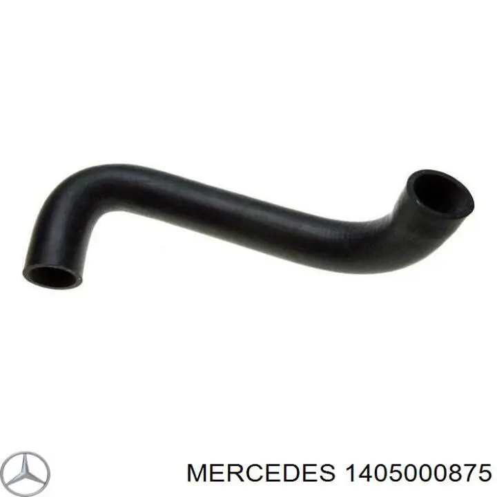 1405000875 Mercedes шланг (патрубок радиатора охлаждения верхний)