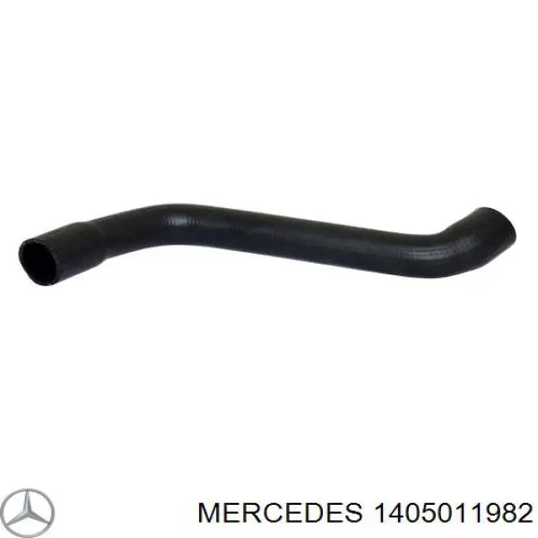 1405011982 Mercedes шланг (патрубок радиатора охлаждения верхний)