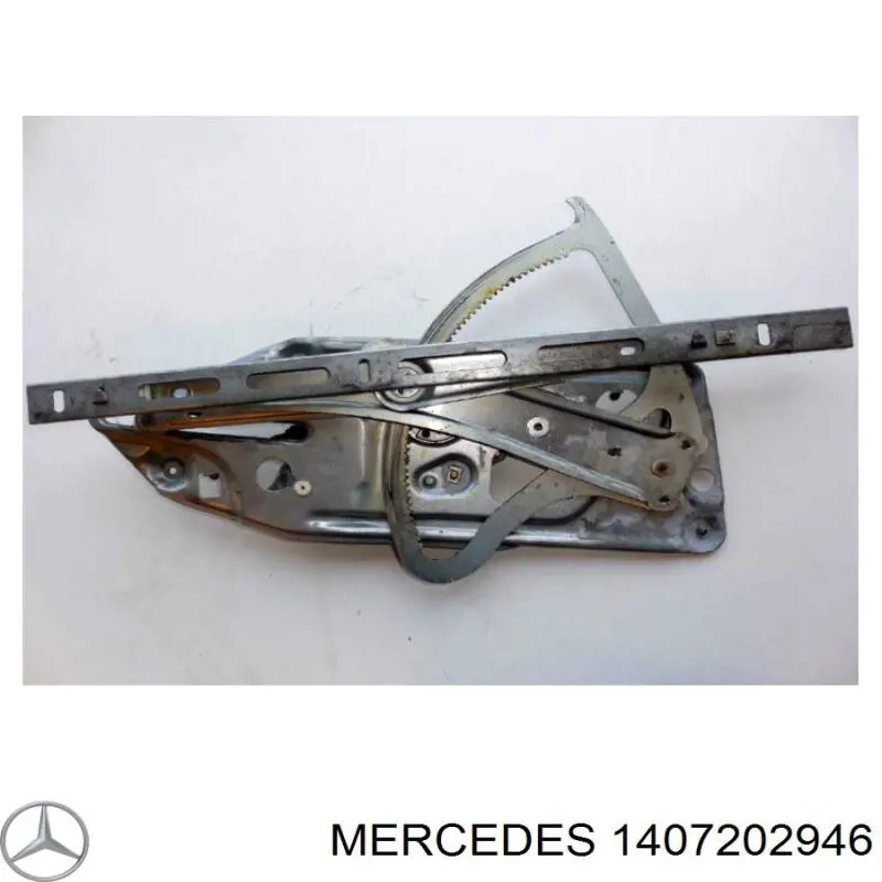 Механизм стеклоподъемника водительской двери на Mercedes S (W140)