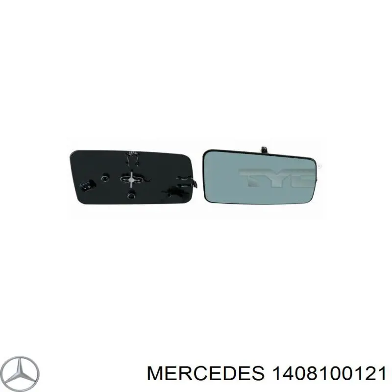1408100121 Mercedes зеркальный элемент зеркала заднего вида левого