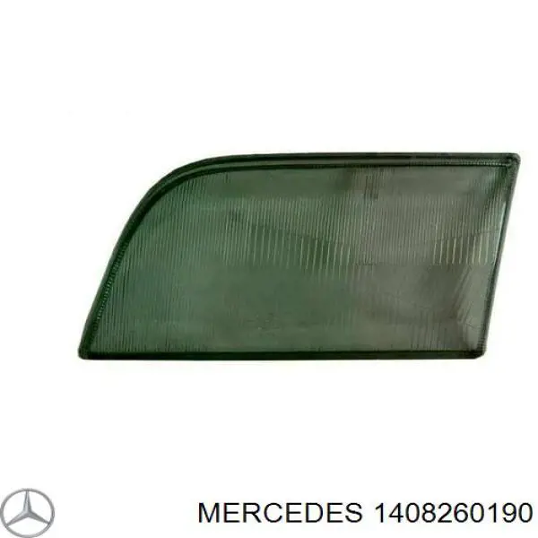 1408260190 Mercedes стекло фары левой
