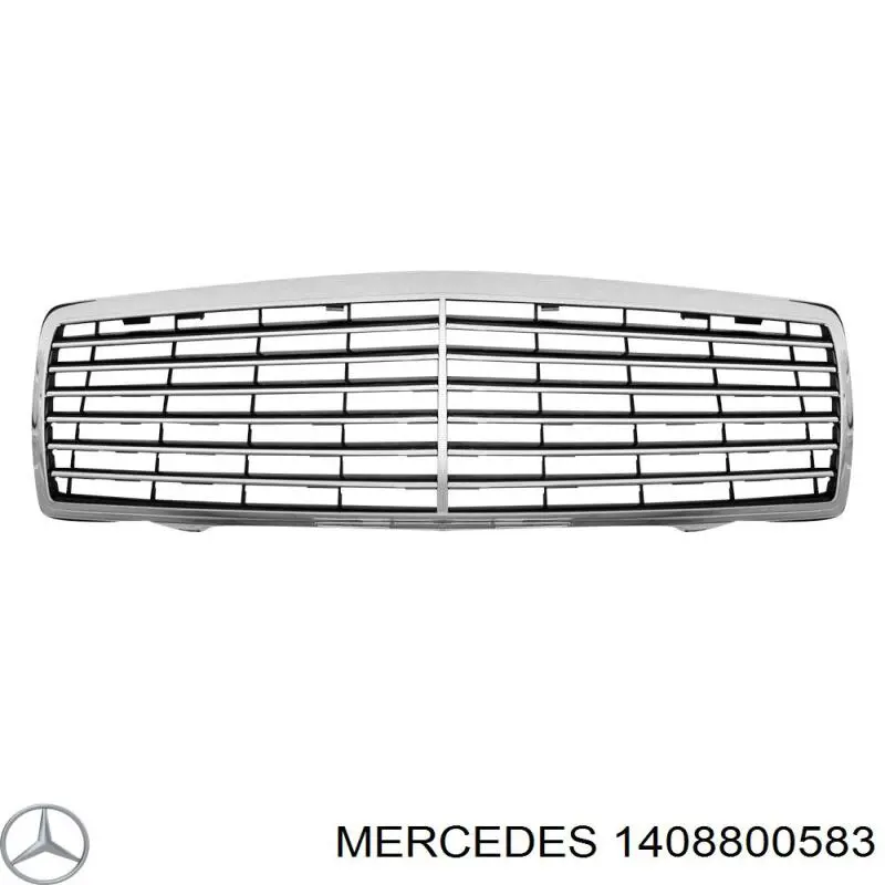 Решетка радиатора на Mercedes S W140 (Мерседес-бенц С)