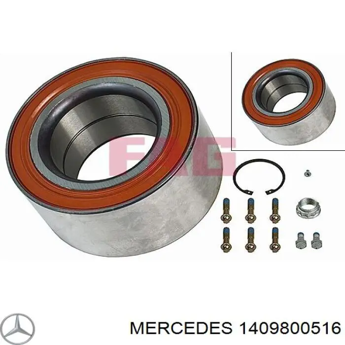 Купить 1409800516 Mercedes Подшипник задней ступицы