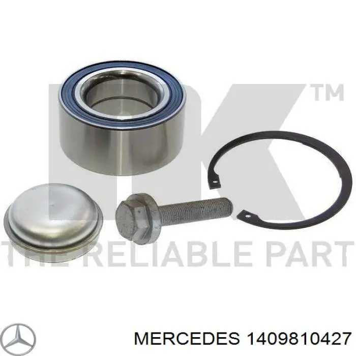 Подшипник задней ступицы 1409810427 Mercedes