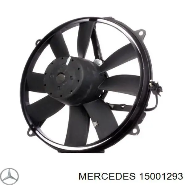 15001293 Mercedes электровентилятор охлаждения в сборе (мотор+крыльчатка левый)