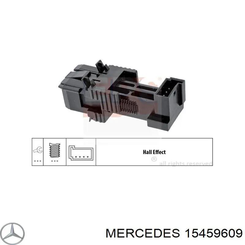 Датчик включения стопсигнала 15459609 Mercedes