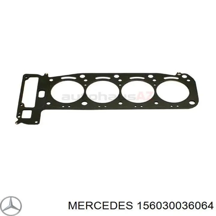 156030036064 Mercedes вкладыши коленвала шатунные, комплект, стандарт (std)