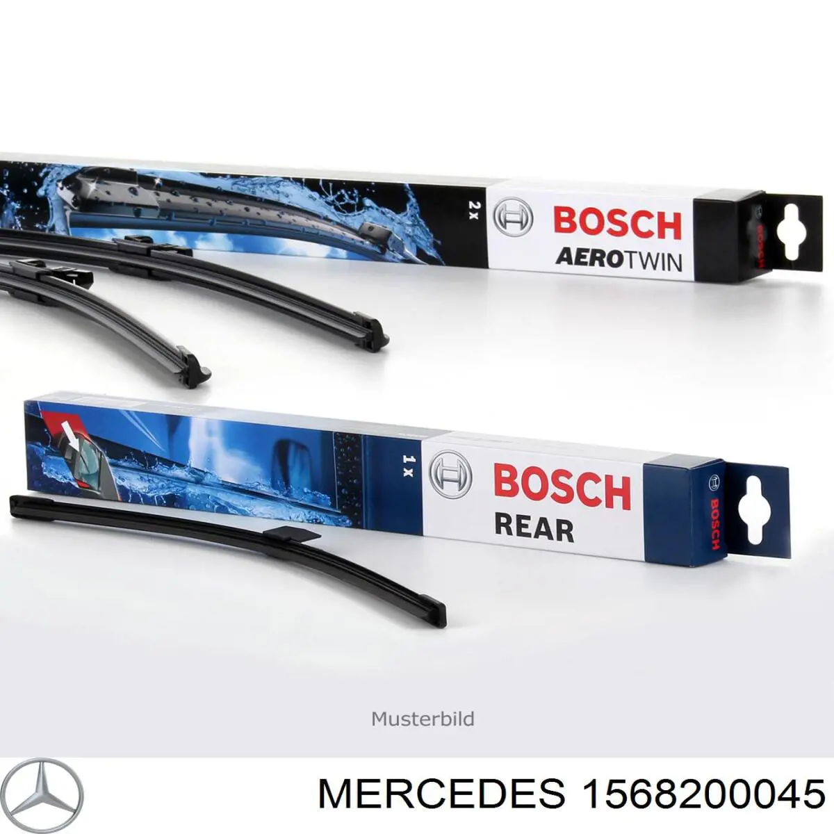 дворник заднего стекла Mercedes 1568200045 цена, от 9.13 USD