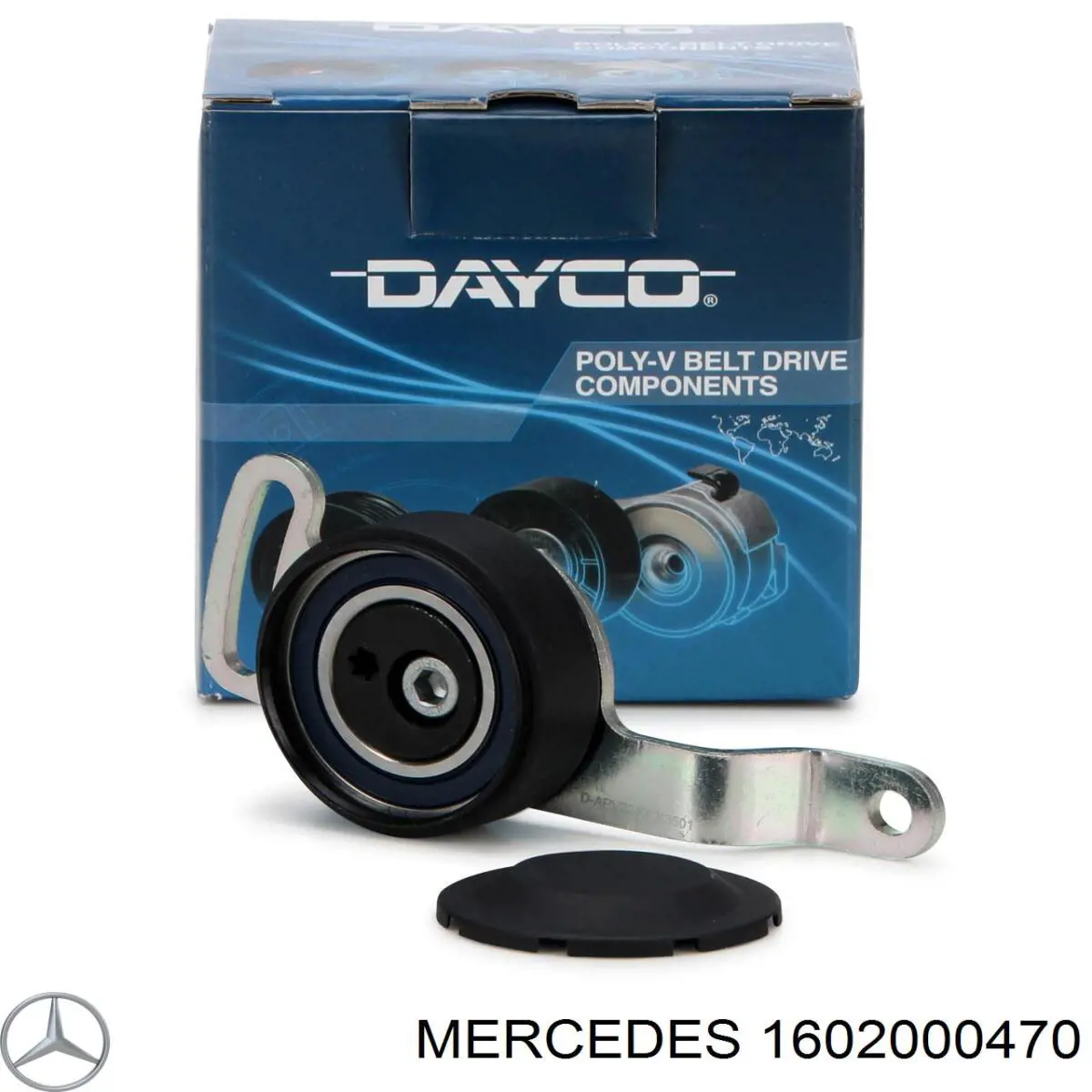 Роликовий модуль натяжителя ремня Mercedes 1602000470 цена, от 35.85 USD