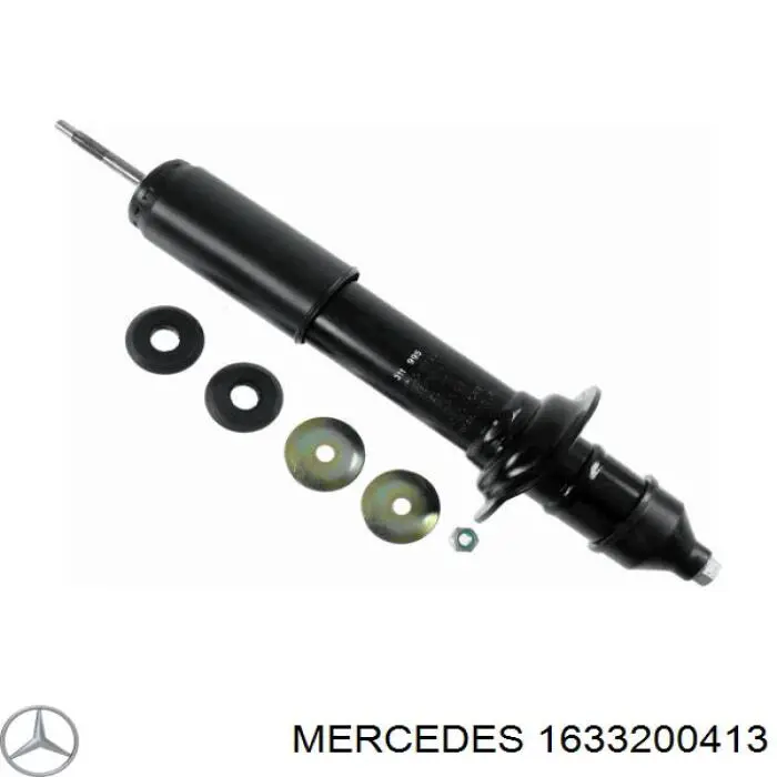 1633200413 Mercedes amortecedor traseiro