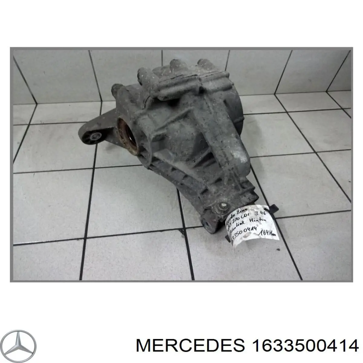 1633500414 Mercedes redutor do eixo traseiro