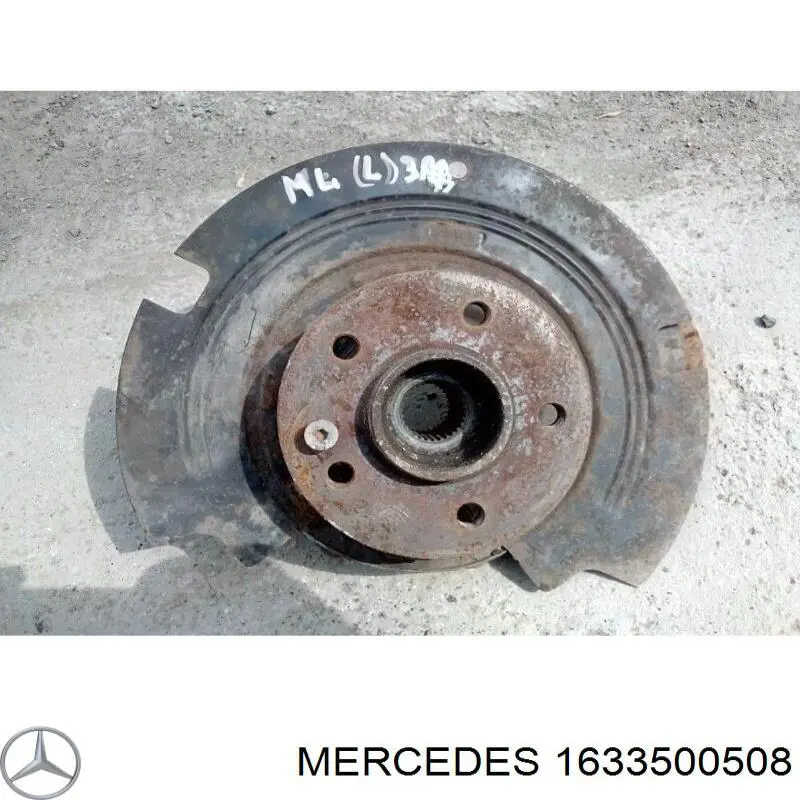 Цапфа - поворотный кулак задний, левый Mercedes 1633500508 цена, от 36.68 USD