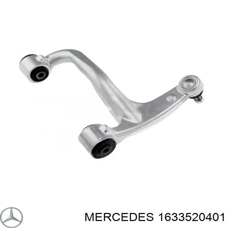 1633520401 Mercedes braço oscilante superior esquerdo de suspensão traseira
