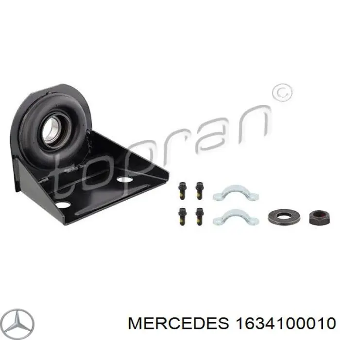 Купить 1634100010 Mercedes Опорный подшипник карданного вала
