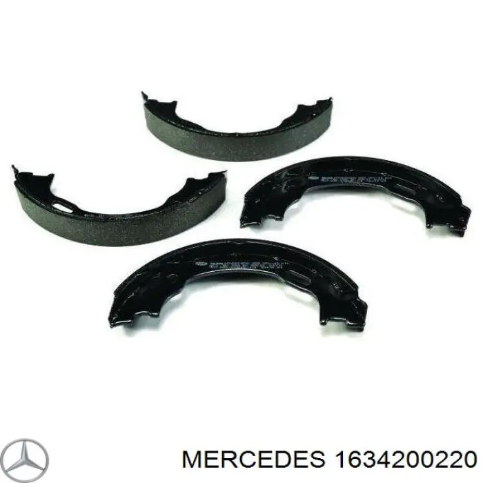 Тормозные колодки стояночного тормоза Mercedes 1634200220 цена, от 30.48 USD