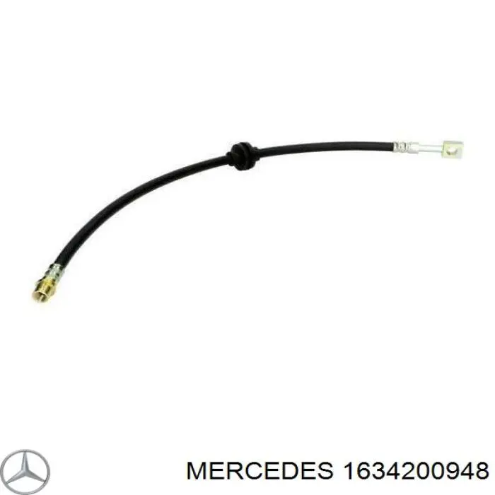 Шланг тормозной передний правый 1634200948 Mercedes