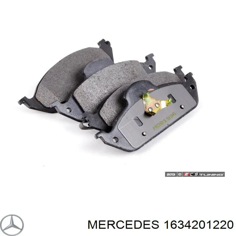 1634201220 Mercedes передние тормозные колодки