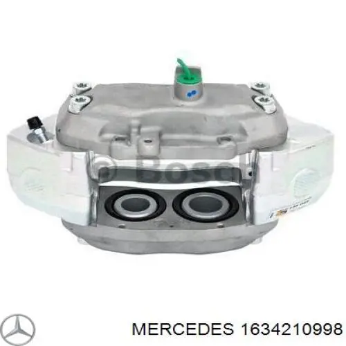1634210998 Mercedes suporte do freio dianteiro direito