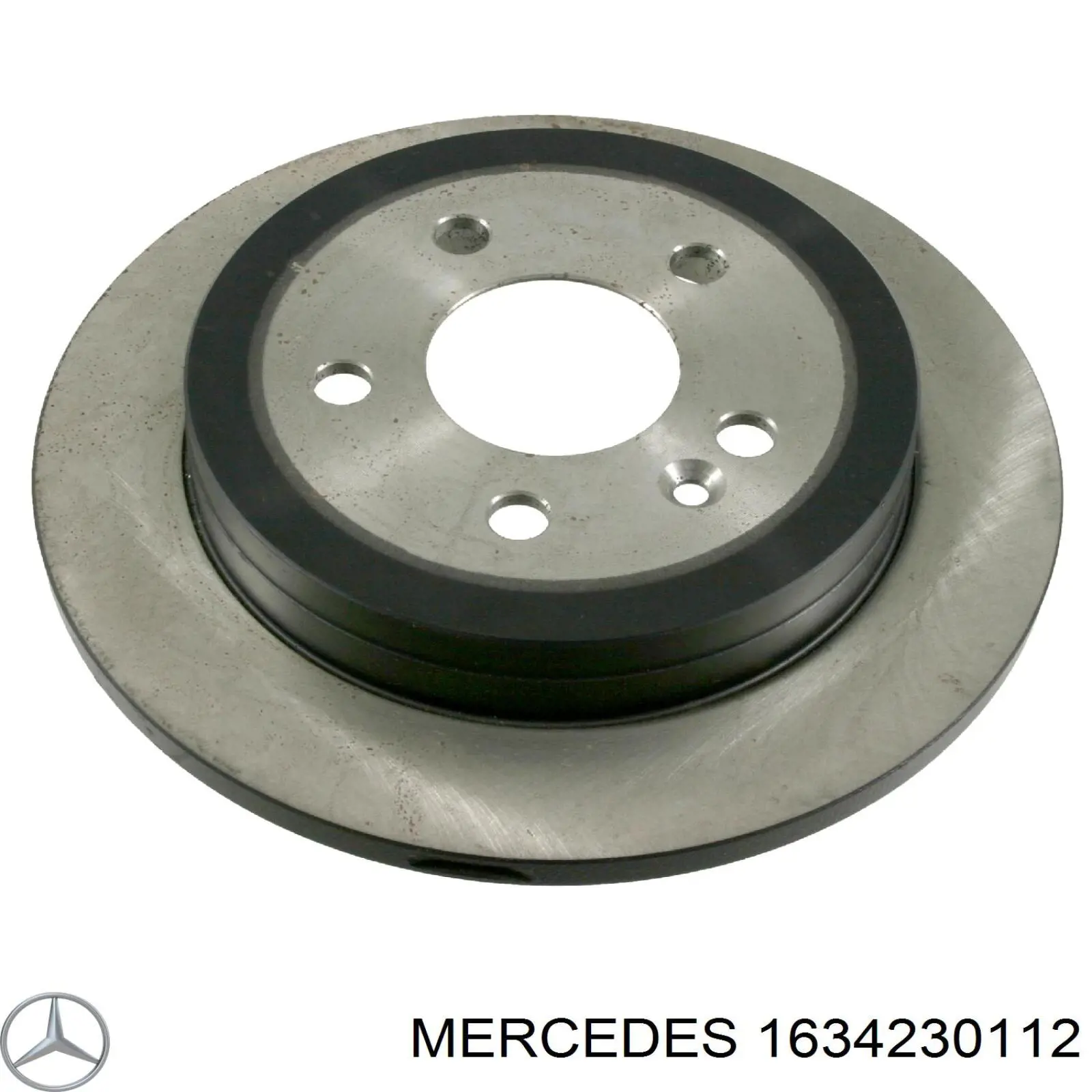 1634230112 Mercedes диск тормозной задний