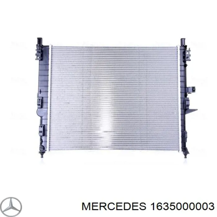 Радиатор 1635000003 Mercedes