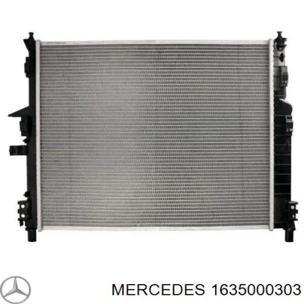 Радиатор 1635000303 Mercedes