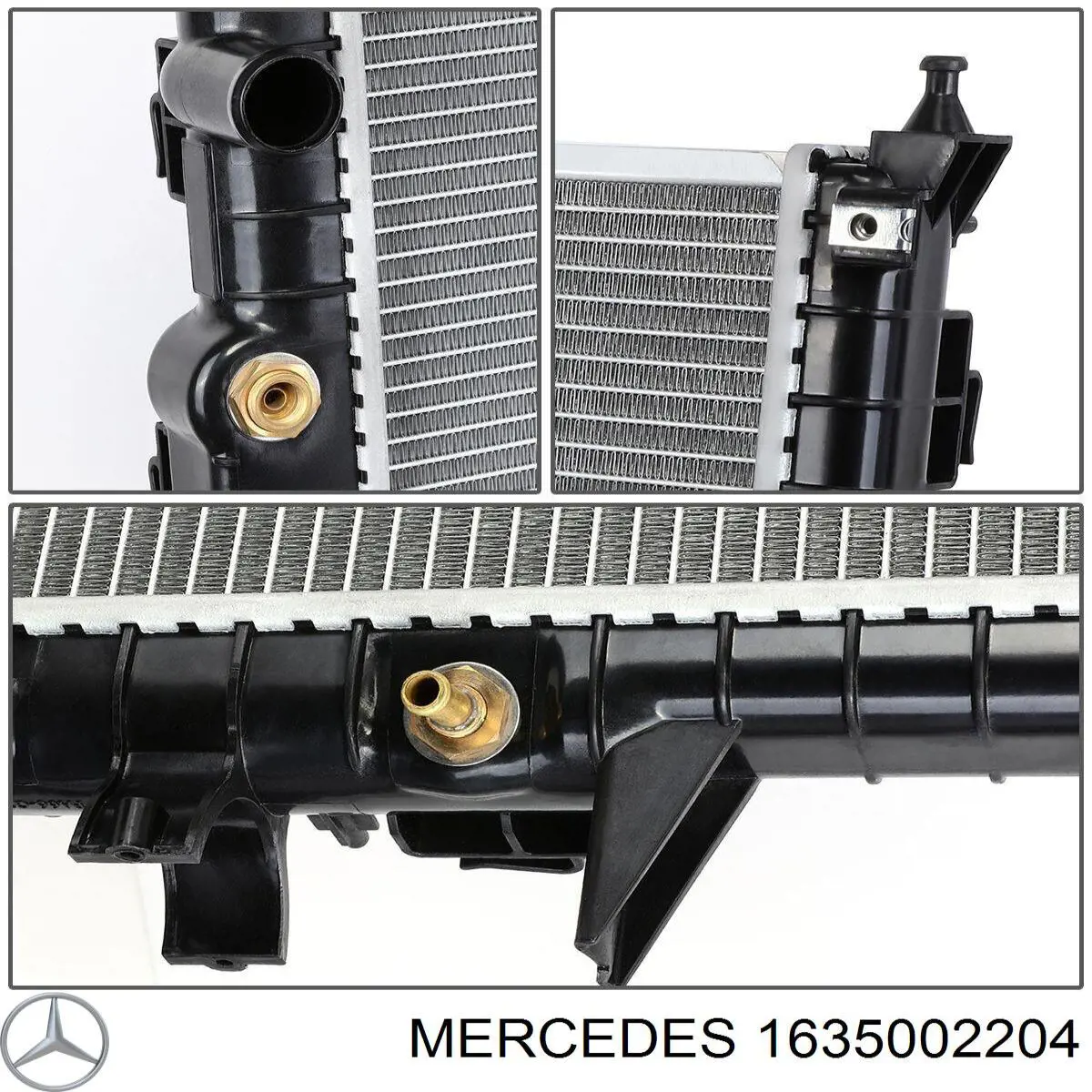 Купить 1635002204 Mercedes Радиатор водяной