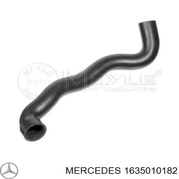 1635010182 Mercedes шланг (патрубок радиатора охлаждения верхний)