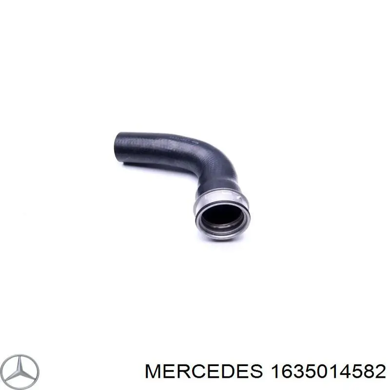 Трубка нагнетаемого воздуха верхняя левая на Mercedes ML/GLE (W163)