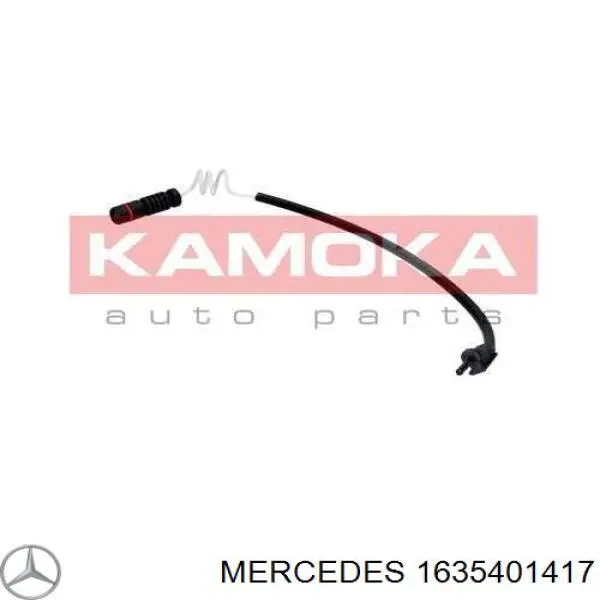 1635401417 Mercedes датчик износа тормозных колодок задний