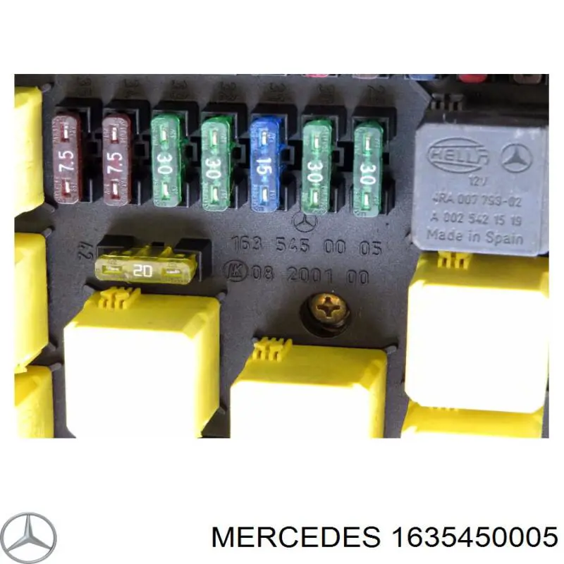 Блок реле A1635450005 Mercedes