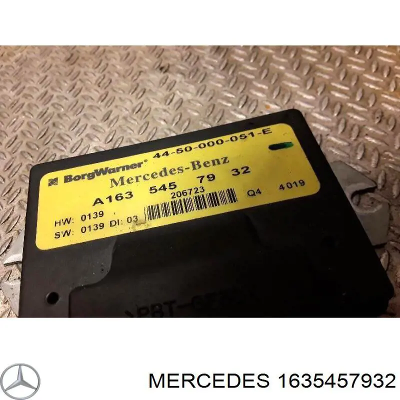 1635457932 Mercedes модуль управления (эбу раздаточной коробкой)