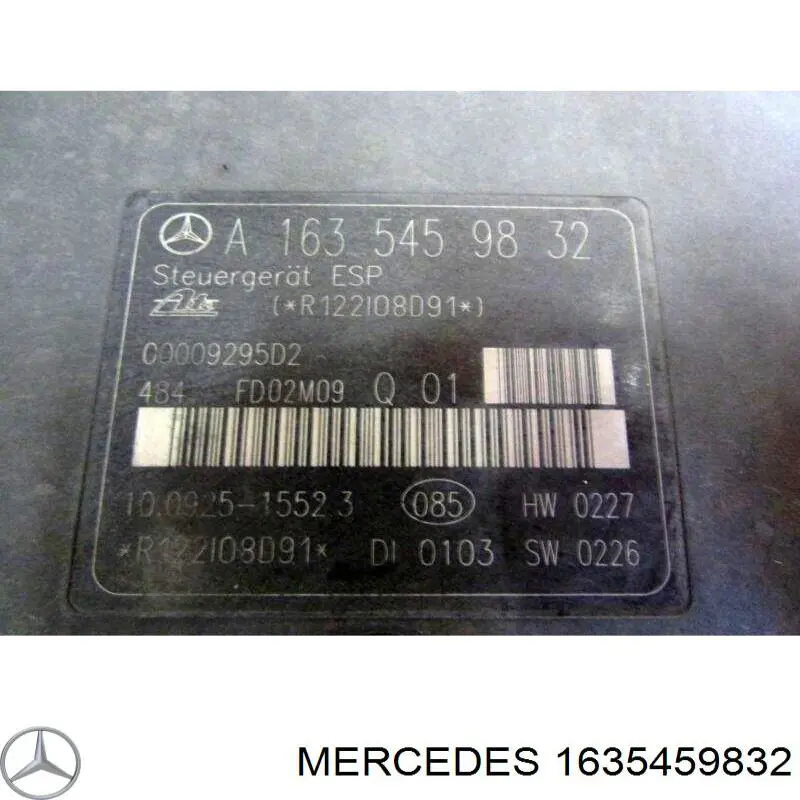 Купить 1635459832 Mercedes Насос АБС (ABS) главного тормозного цилиндра
