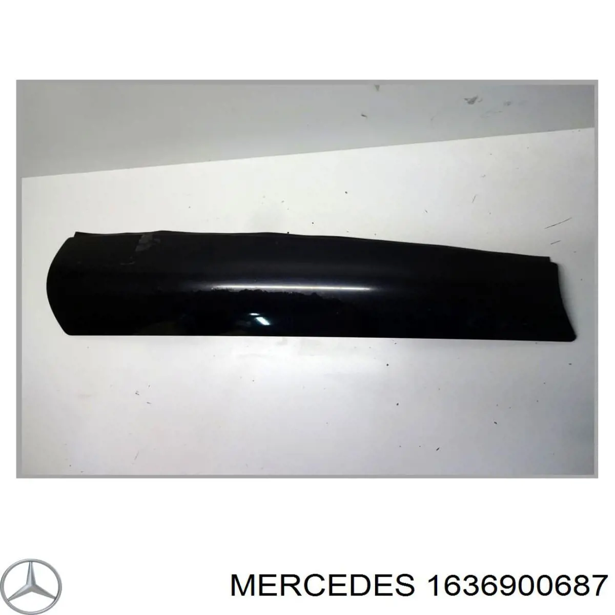 Накладка стойки кузова внешняя задняя правая Mercedes 1636900687 цена, от 7.45 USD