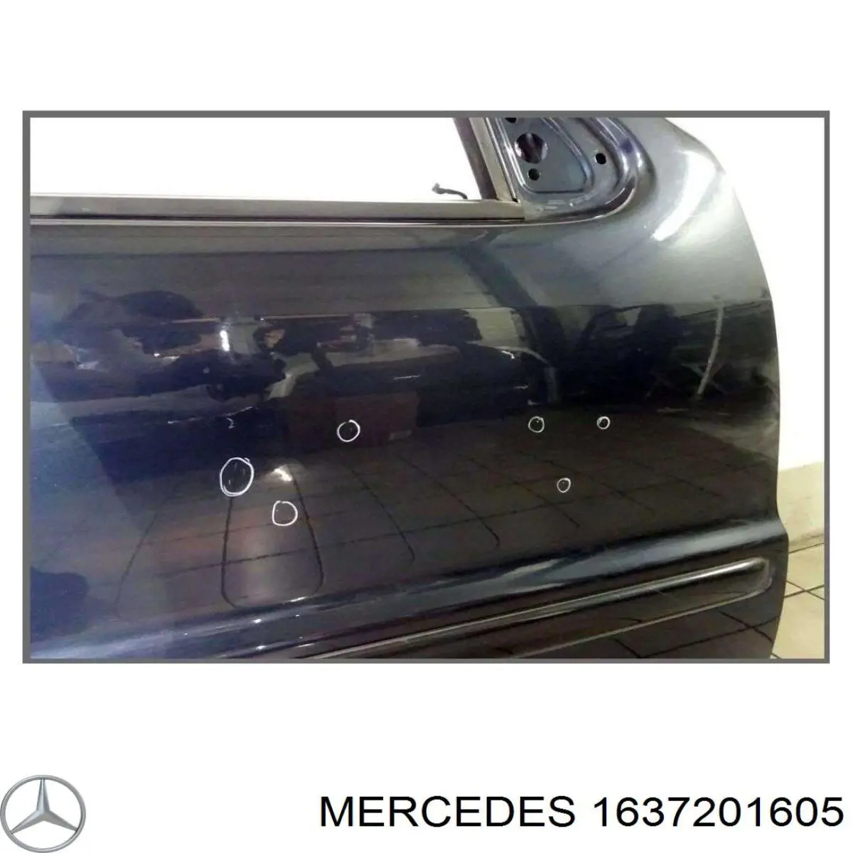 Дверь передняя правая 1637201605 Mercedes