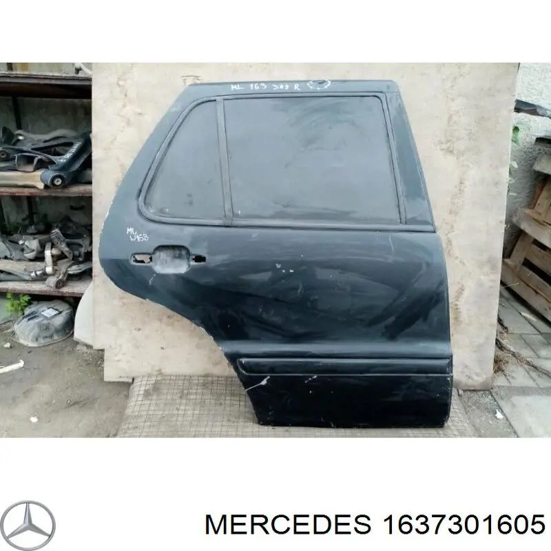 Porta traseira direita para Mercedes ML/GLE (W163)