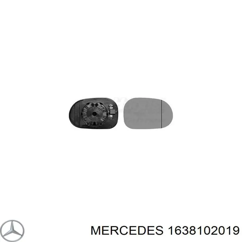 Стекло правого зеркала заднего вида 2426G04 Depo/Loro/Abakus
