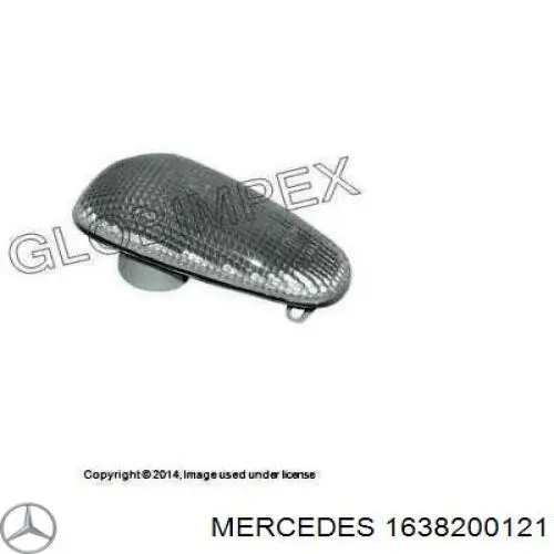 Повторитель поворота на крыле на Mercedes ML/GLE (W163)