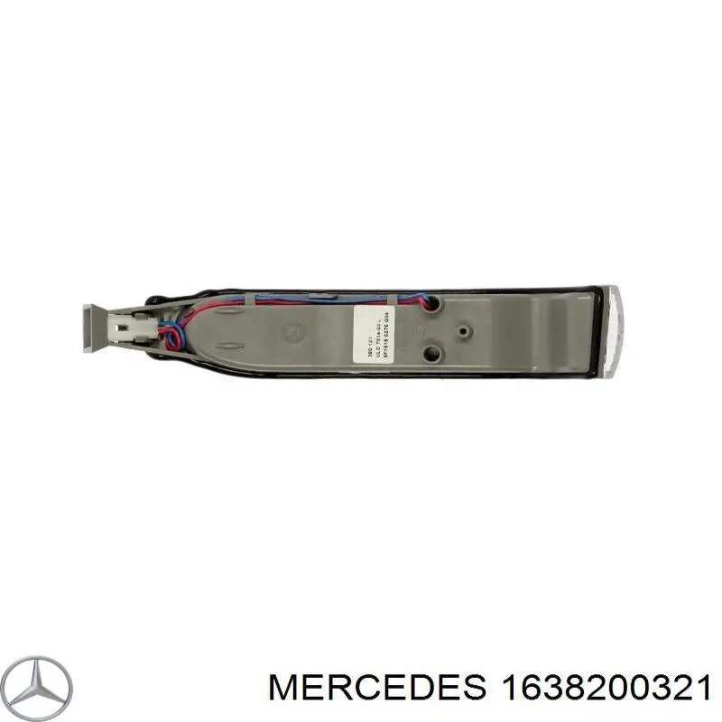 Указатель поворота зеркала, левый на Mercedes ML/GLE (W163)